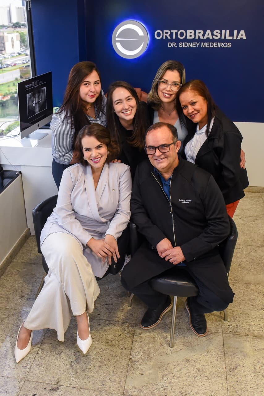 Equipe ORTOBRASÍLIA — recepção e atendimento acolhedor em Brasília